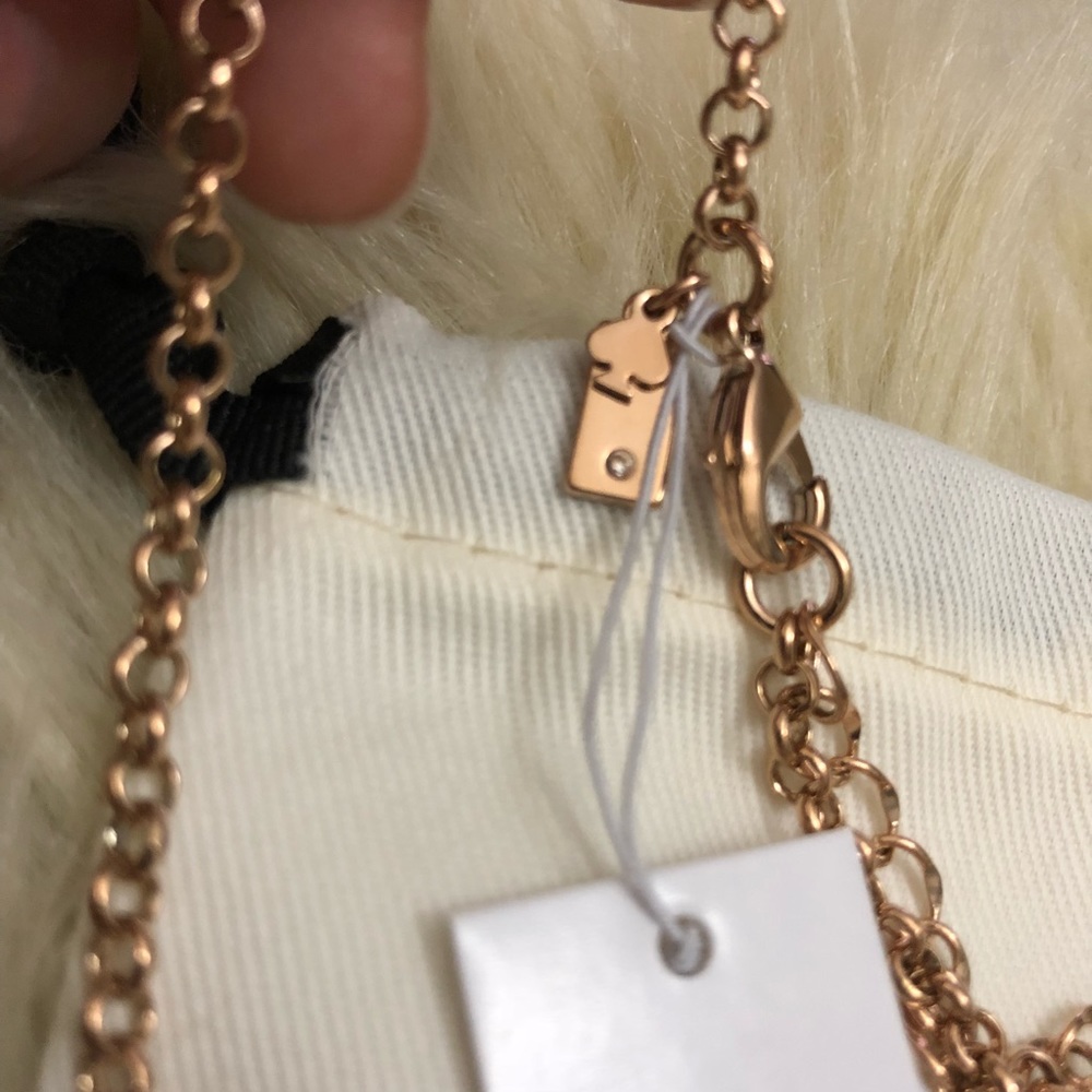 Kate Spade Navy & Rose Gold Statement Necklace - Picture 3 of 8
